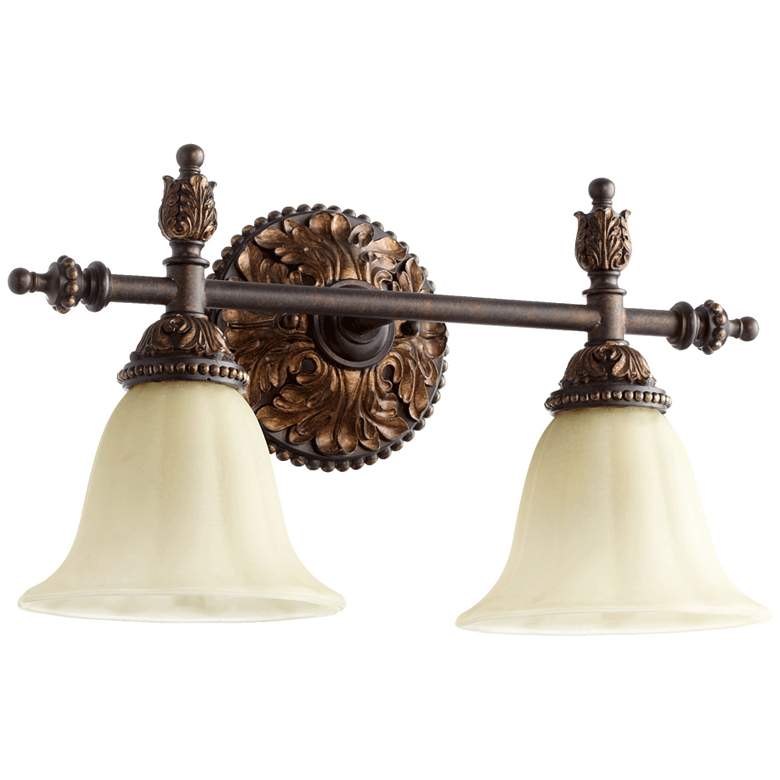 Image 1 Quorum Rio Salado 10"H Toasted Sienna 2-Light Wall Sconce