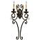 Quorum Rio Salado 26 3/4"H Mystic Silver Wall Sconce