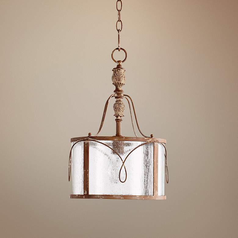 Image 1 Quorum Salento 11 1/2" Wide French Umber Pendant Light