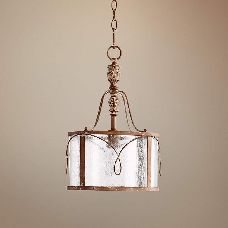 Image 1 Quorum Salento 11 1/2 inch Wide French Umber Pendant Light