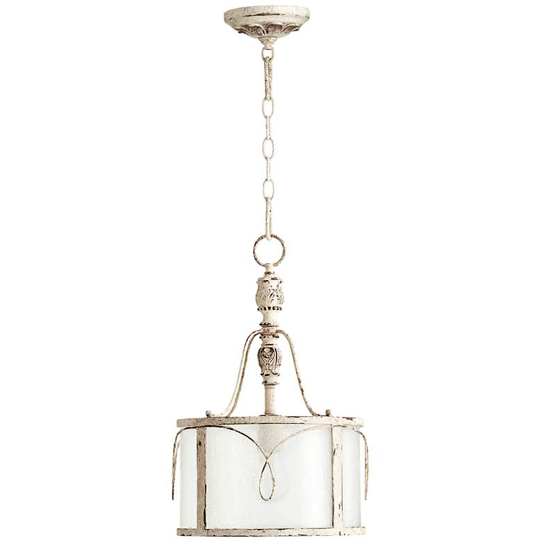 Image 1 Quorum Salento 11 1/2" Wide Persian White Mini Pendant