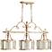 Quorum Salento 3-Light 42" Wide White Island Chandelier