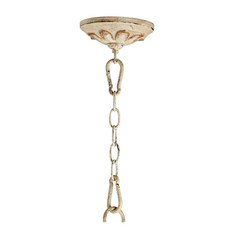 Image 4 Quorum Salento 6-Light 27" Wide Persian White Chandelier more views