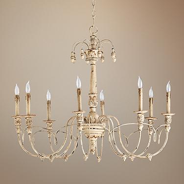 Quorum Salento 8-Light 37" Wide Persian White Chandelier