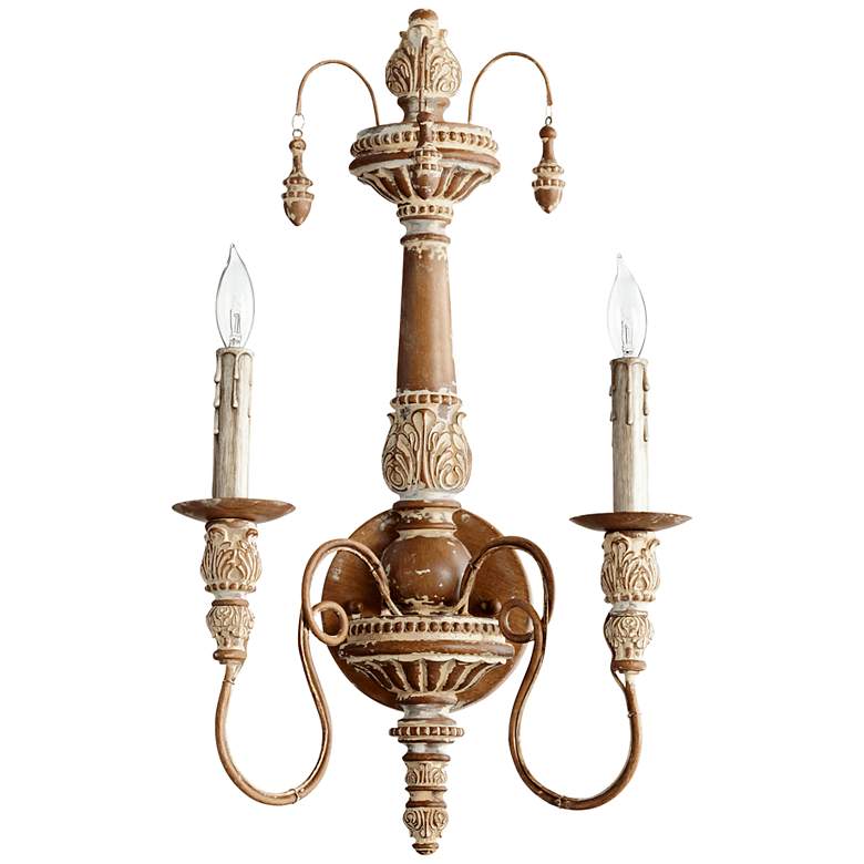 Image 1 Quorum Salento Collection 11 1/2 inch Wide French Umber Sconce