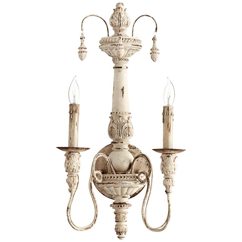 Image 2 Quorum Salento Collection 11 1/2 inch Wide Persian White Sconce