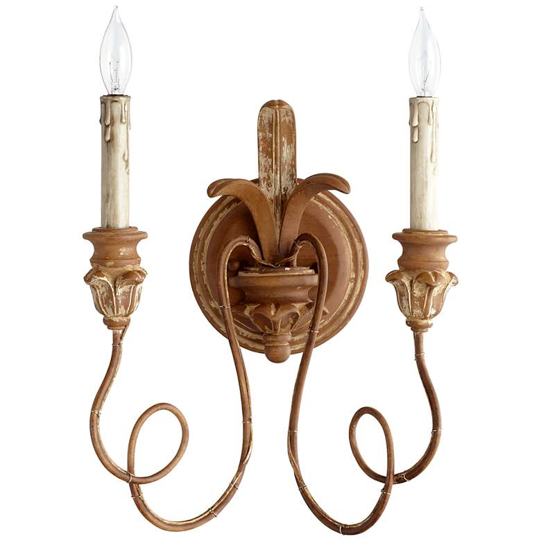 Image 2 Quorum Salento Collection 14" High French Umber Sconce