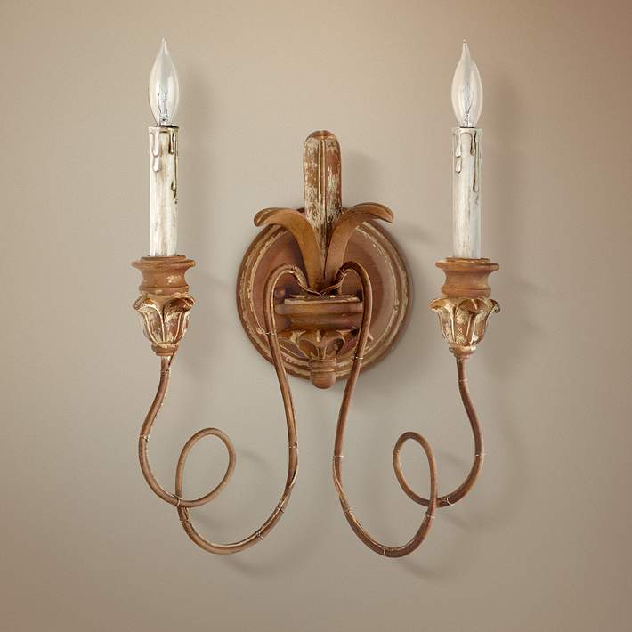 Rococo Candle Sconce, Wall Mounted Lights, Lighting, The Collection