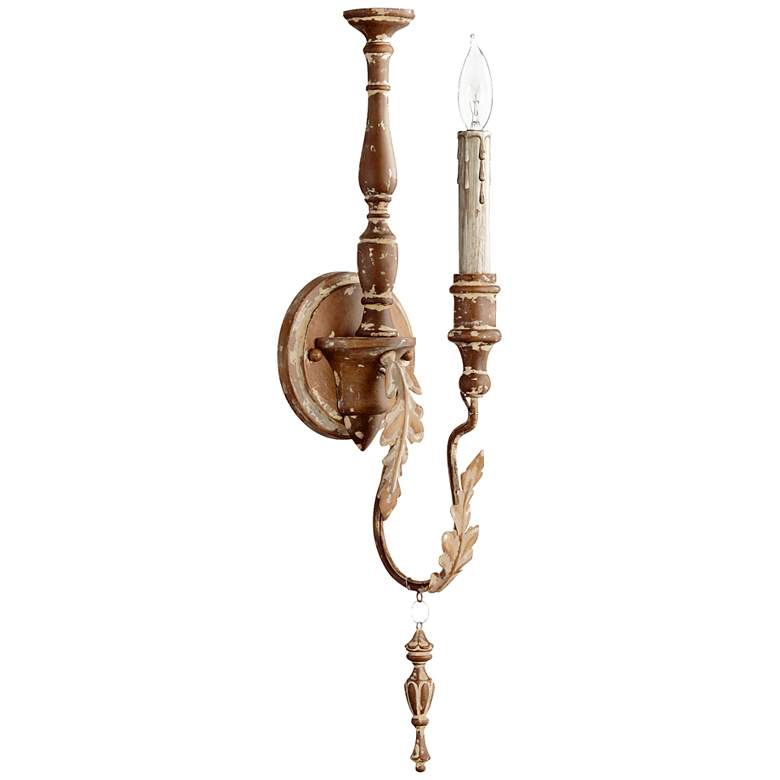 Image 2 Quorum Salento Collection 22 inch High French Umber Sconce