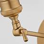 5_Quorum Small Cone 11 3/4" High Aged Brass Wall Sconce more views