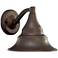 Quorum Sombra 7" High Oiled Bronze Outdoor Wall Light