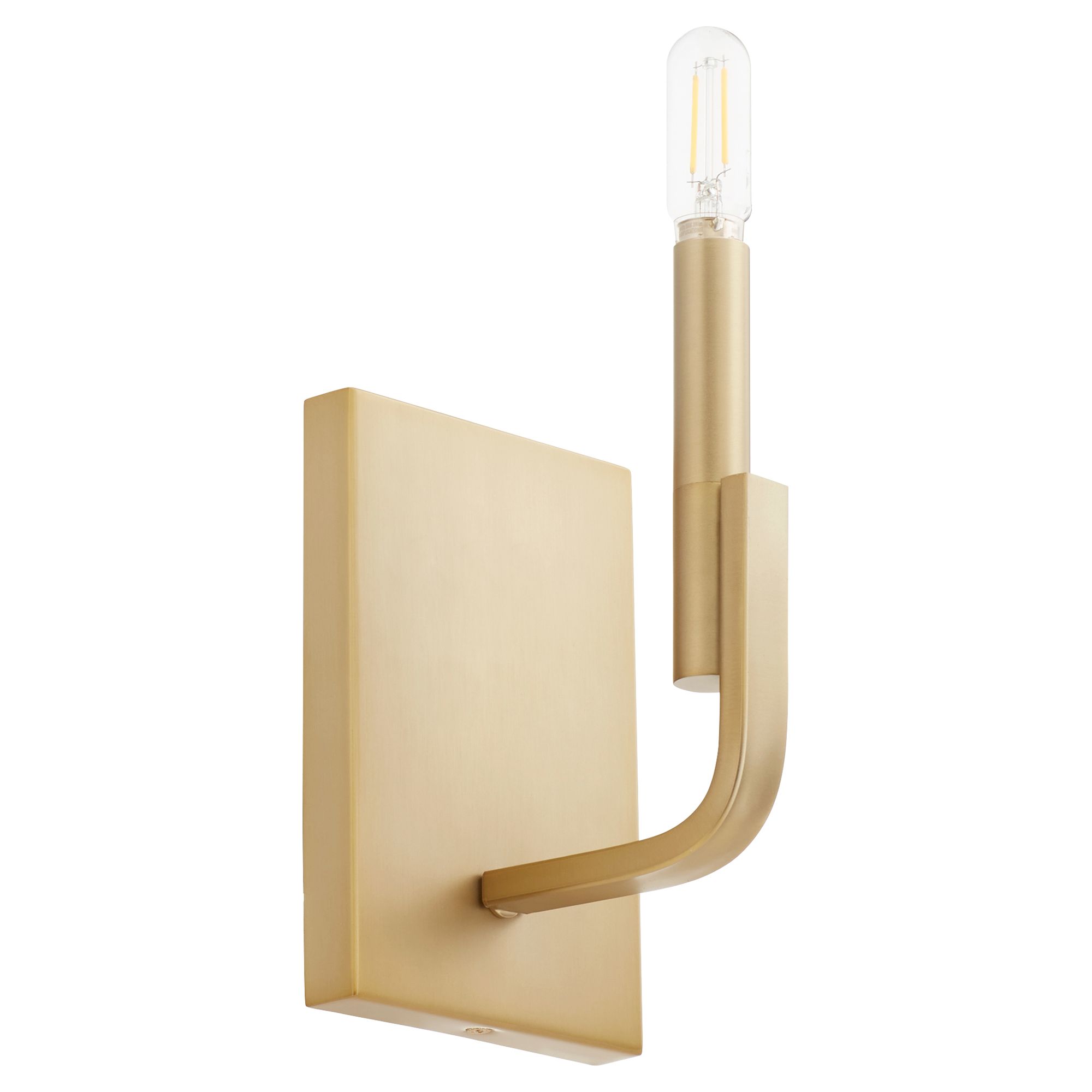 Image 5 Quorum Tempo 13 1/4" High Aged Brass Wall Sconce more views
