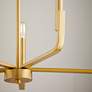 Thumbnail3 of Quorum Tempo 24 3/4" Wide Aged Brass 5-Light Chandelier more views