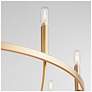 3_Quorum Tribute 32" Wide Aged Brass 8-Light Chandelier more views