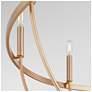 4_Quorum Tribute 32" Wide Aged Brass 8-Light Chandelier more views