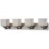 Quube by Z-Lite Chrome 4 Light Vanity