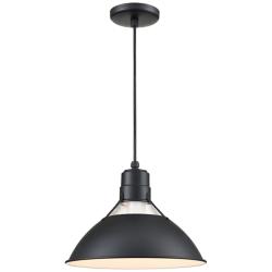 R-Series 13" Wide Satin Black Pendant Light