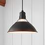 1_R-Series 13" Wide Satin Black Pendant Light