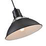 6_R-Series 13" Wide Satin Black Pendant Light more views