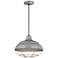 R-Series 14" Wide Galvanized Dome Pendant Light