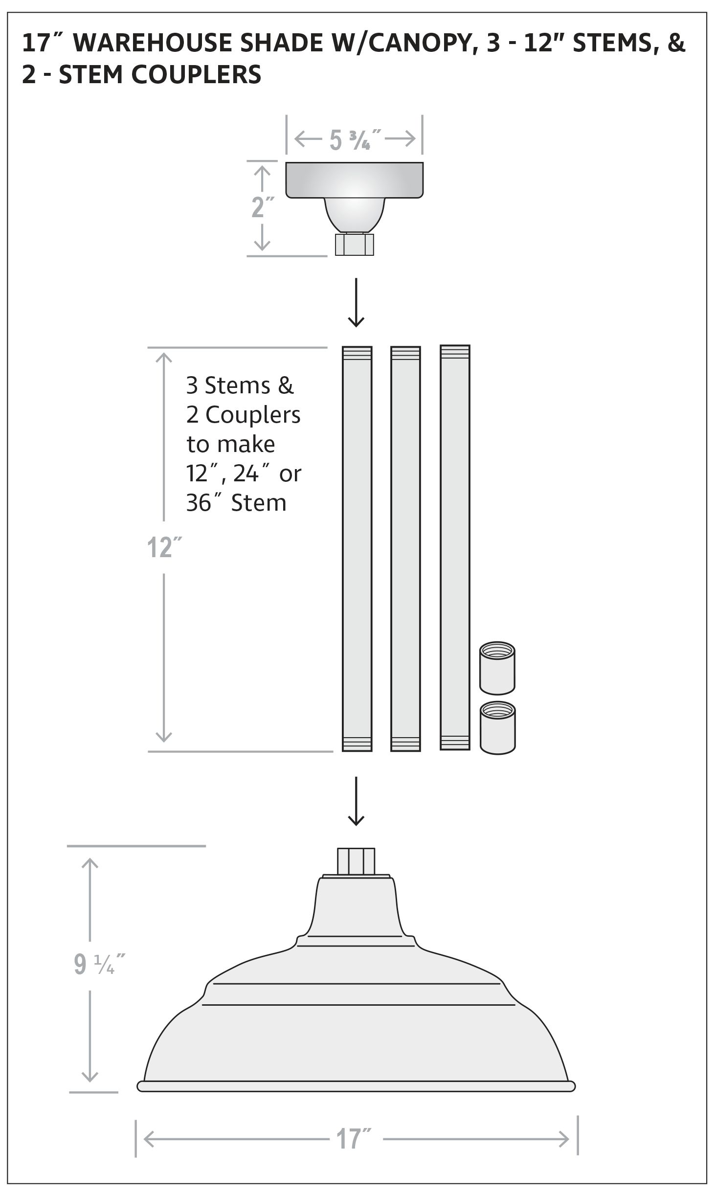 Image 2 R Series 17" Wide Satin Black Dome Pendant Light more views