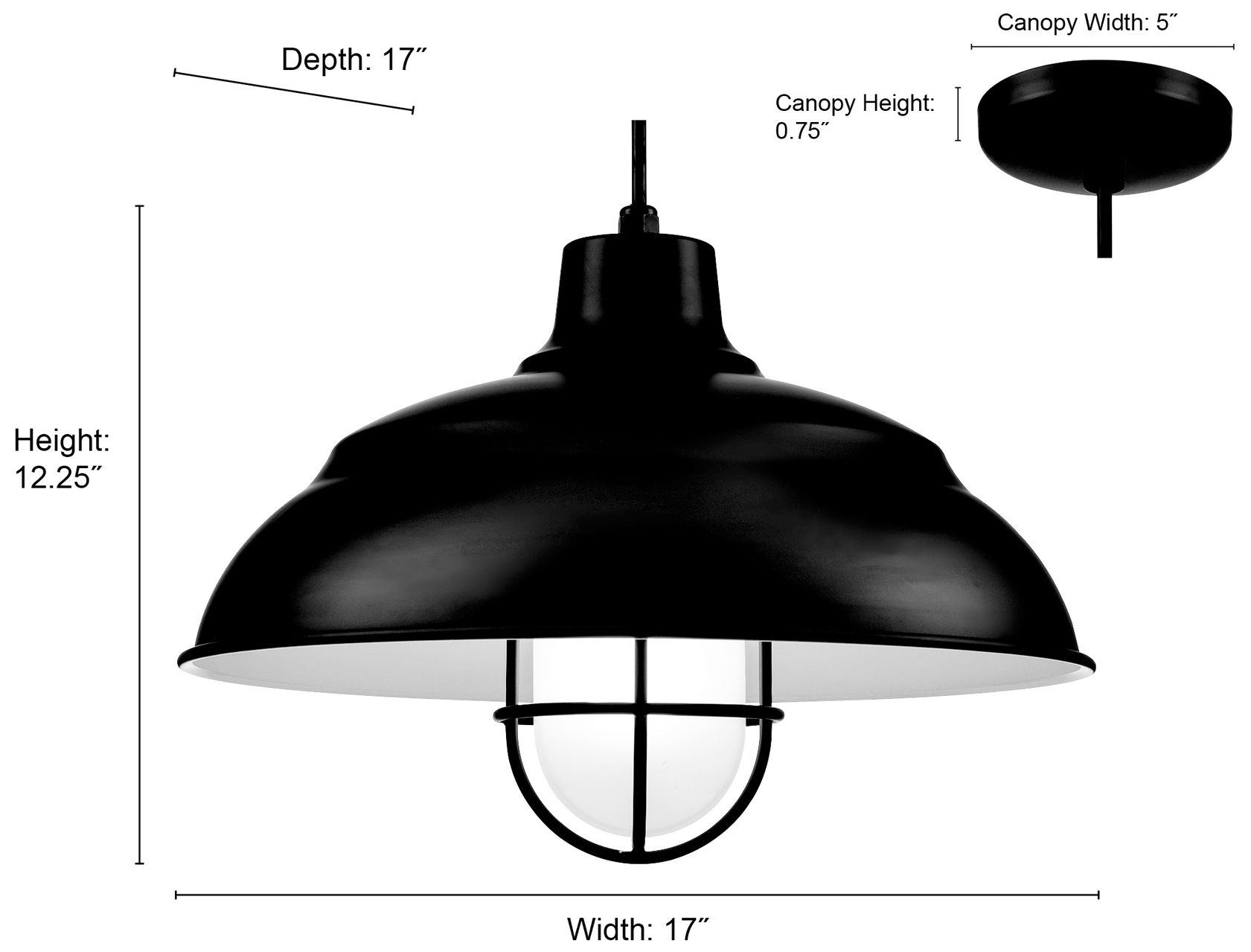 Image 6 R-Series 17" Wide 1-Light Indoor/Outdoor Cord Hung Shade in Satin Black more views