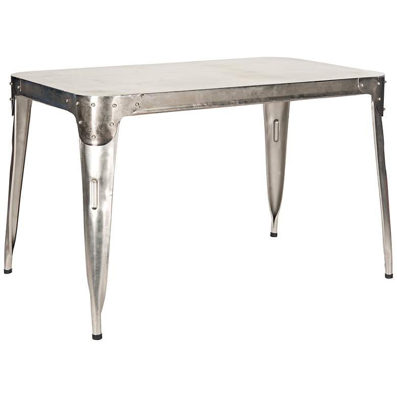 Image 1 Rabel Dark Antique Silver Dining Table