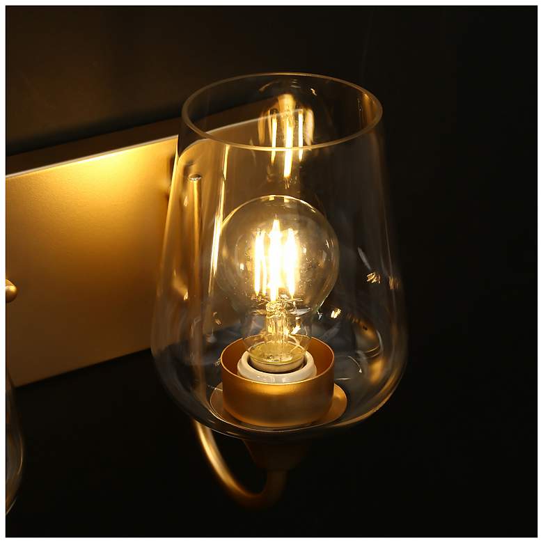 Image 4 Rabuta 3-Light Wine Glass Bath Vanity Light more views