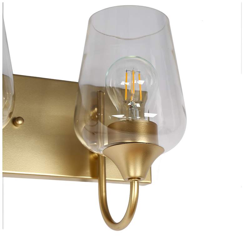 Image 5 Rabuta 3-Light Wine Glass Bath Vanity Light more views