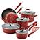 Rachael Ray Cucina 12-Piece Red Cookware Set