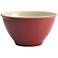 Rachael Ray Cucina Cranberry Red Garbage Bowl