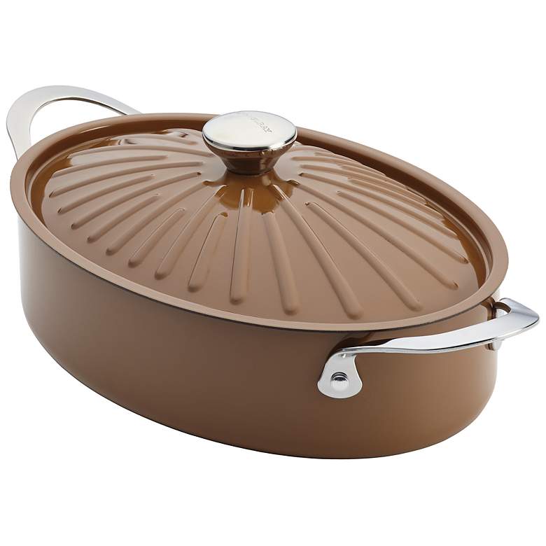 Image 1 Rachael Ray Cucina Oven-To-Table 5-Quart Brown Sauteuse