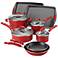 Rachael Ray Red 12-Piece Cookware and Bakeware Set