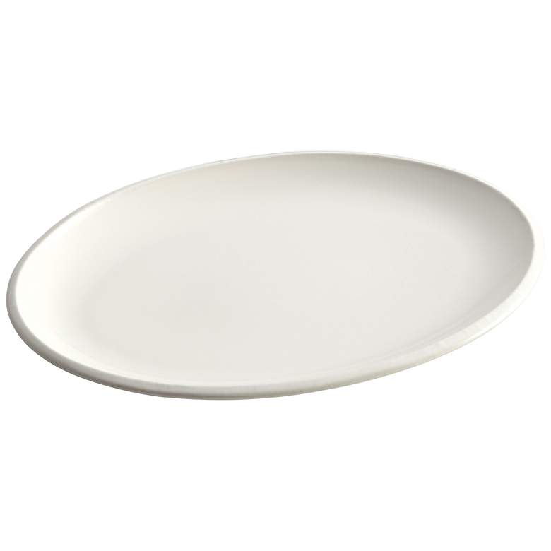 Image 1 Rachael Ray Rise 9 inchx13 inch White Oval Platter