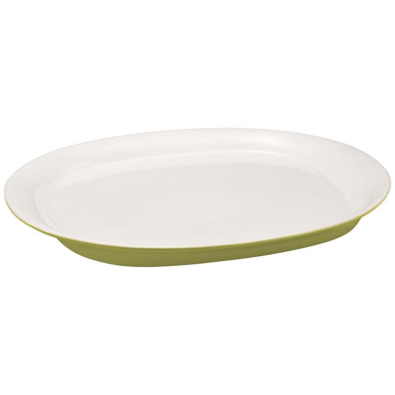 Image 1 Rachael Ray Round and Square Green 14 inch Round Platter