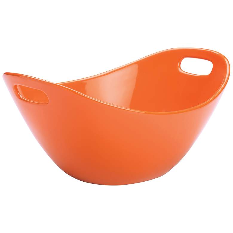 Image 1 Rachael Ray Serveware 15 inch Orange Salad Bowl