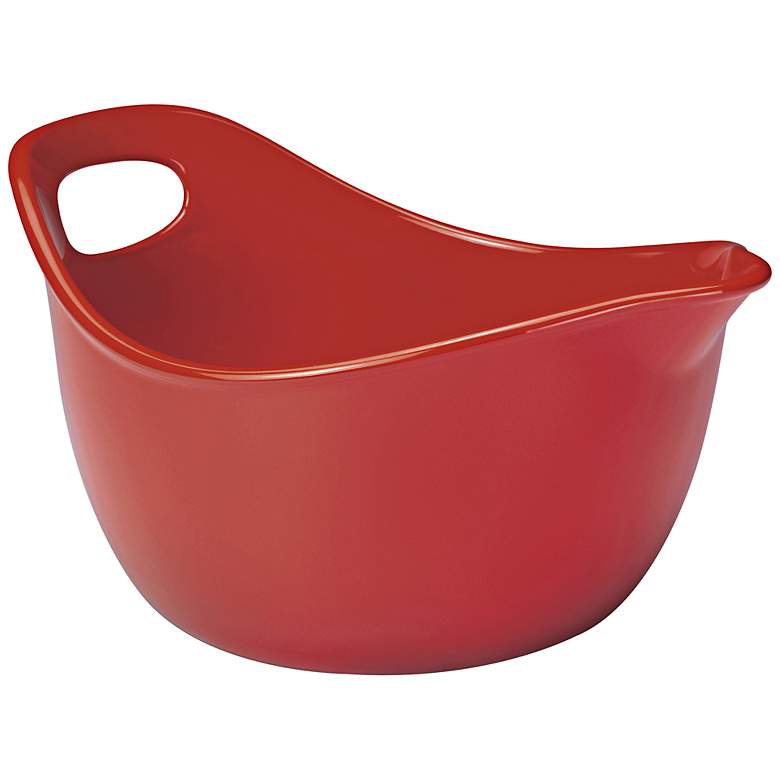 Image 1 Rachael Ray Stoneware 3-Quart Red Mixing Bowl