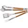 Rachael Ray Tools 3-Piece Bamboo BBQ Set