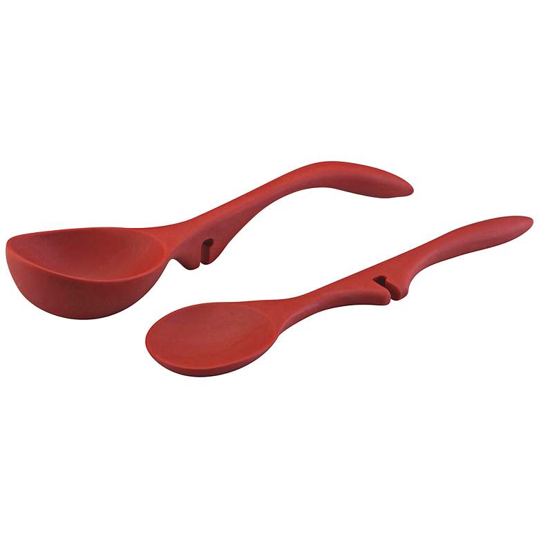 Image 1 Rachael Ray Tools Red Lazy Spoon and Lazy Ladle Set