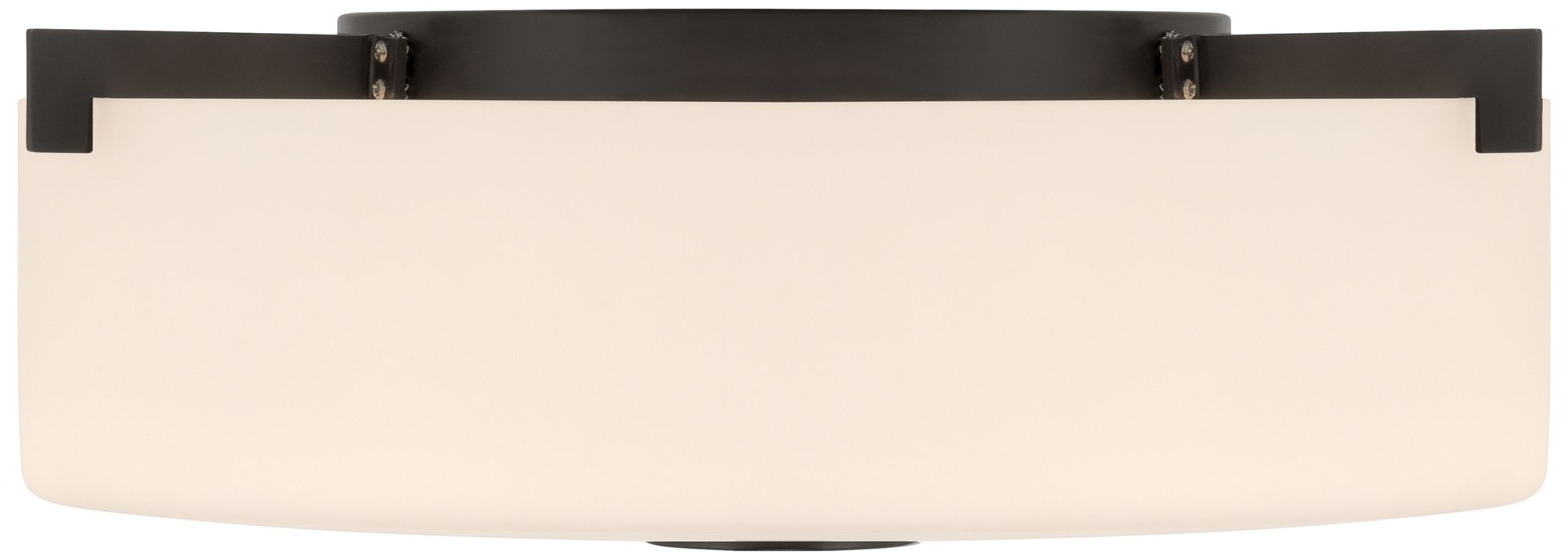 Image 2 Rachel 15" Wide 2-Light Matte Black Flush Mount more views