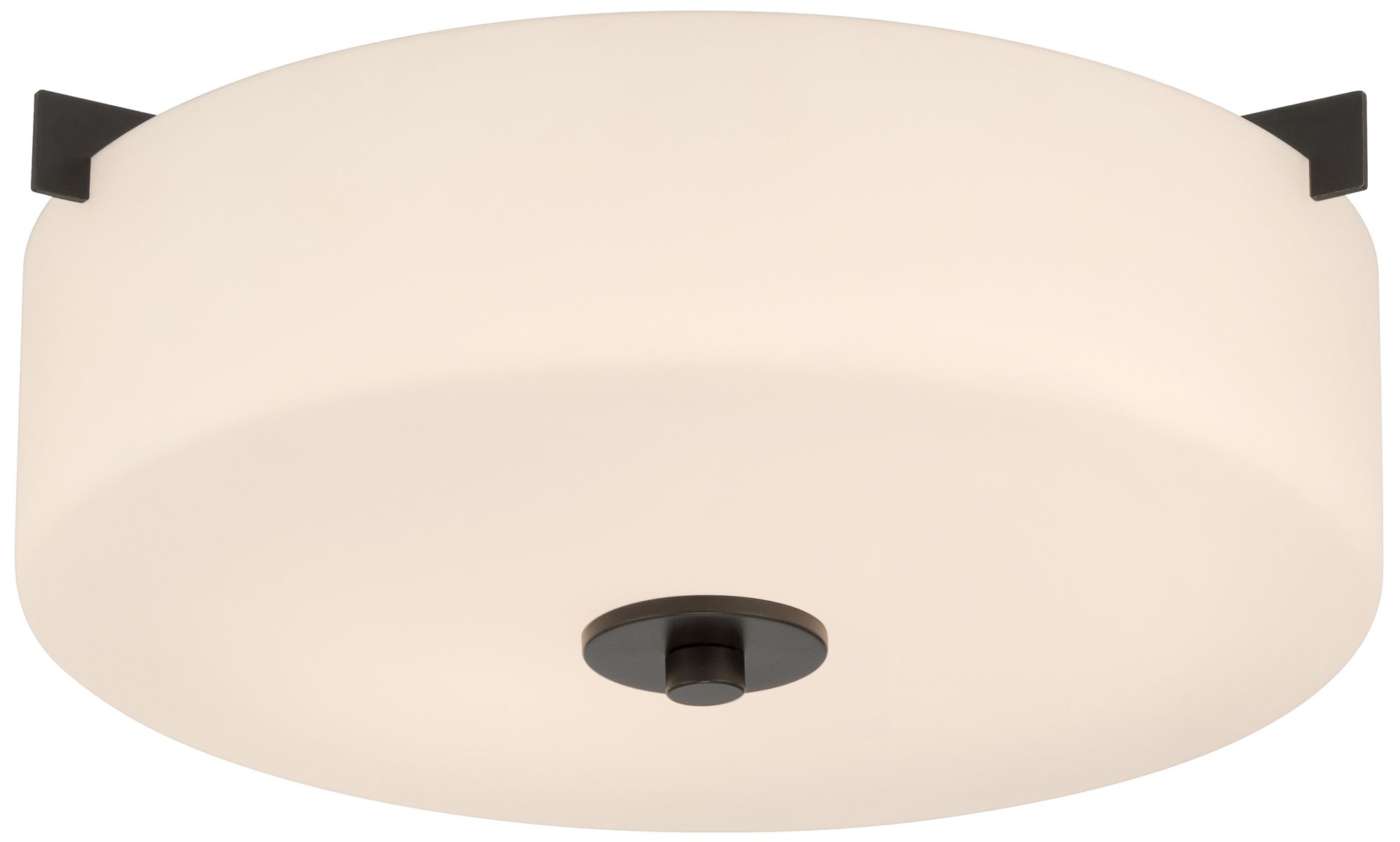 Image 3 Rachel 15" Wide 2-Light Matte Black Flush Mount more views