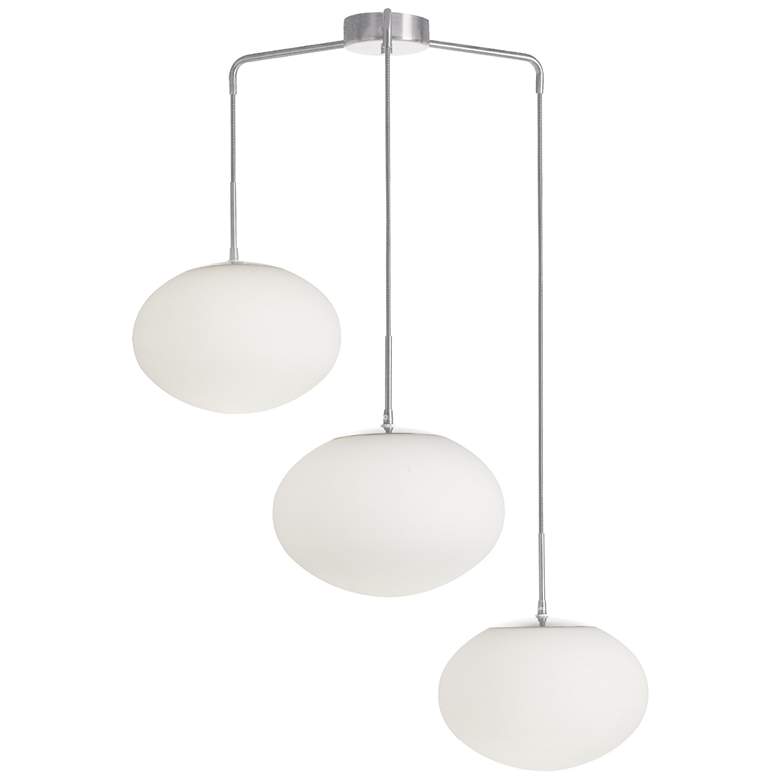 Image 1 Rachel 32" Wide 3 Light Polished Chrome Pendant