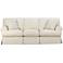 Rachel Classic 87" Wide Natural Slipcover Sofa