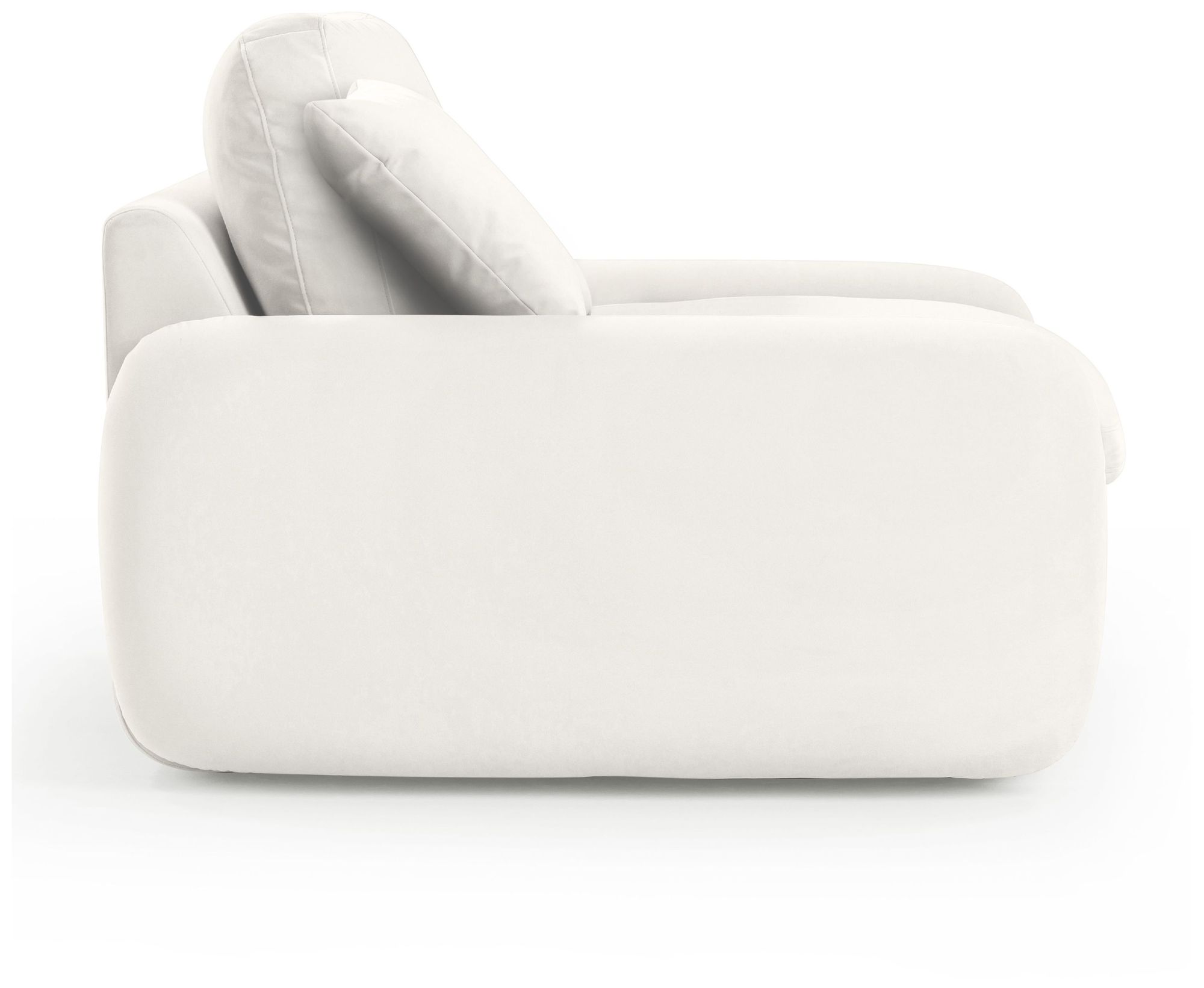 Image 3 Rachelle Cream Velvet Lounge Chair more views