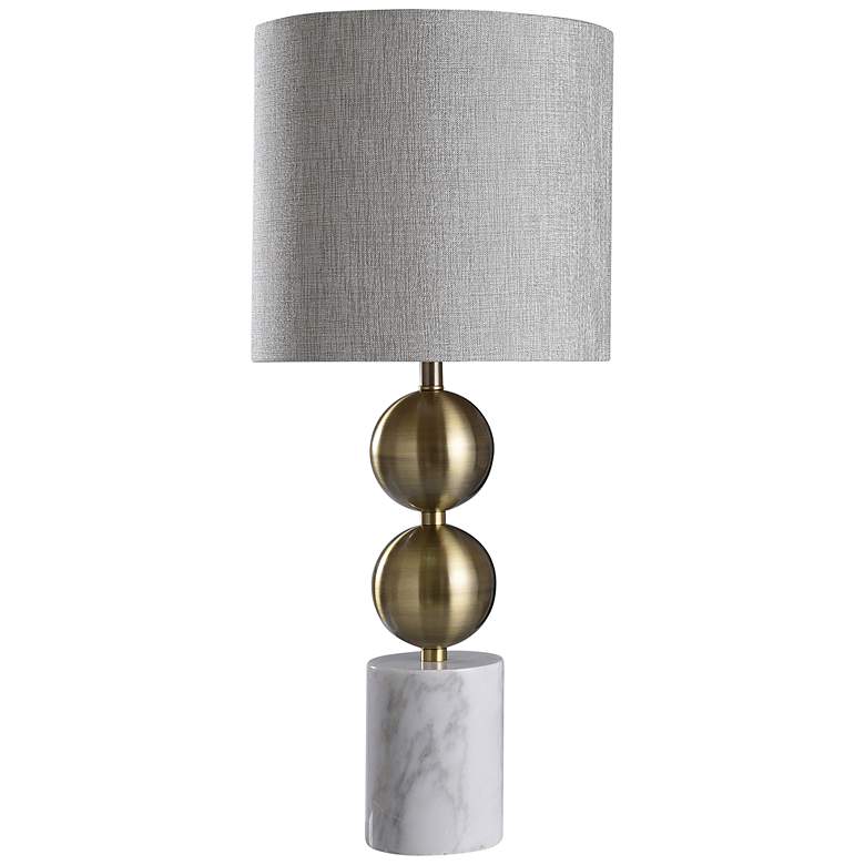 Image 1 Racine Brass Metal Spheres Table Lamp