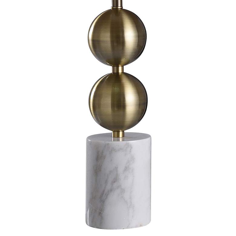 Image 5 Racine Brass Metal Spheres Table Lamp more views