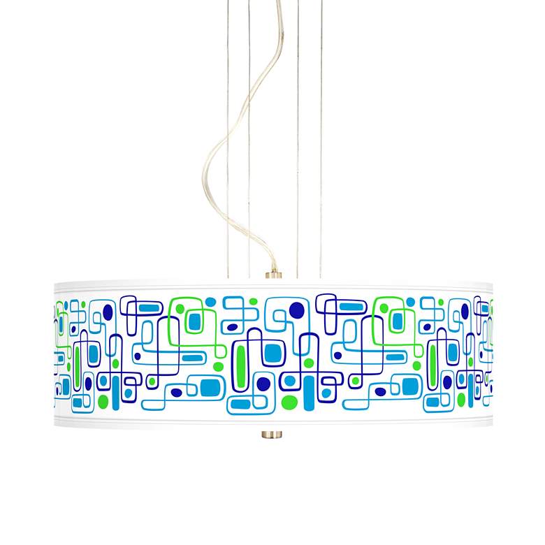 Image 1 Racktrack 20" Wide 3-Light Pendant Chandelier