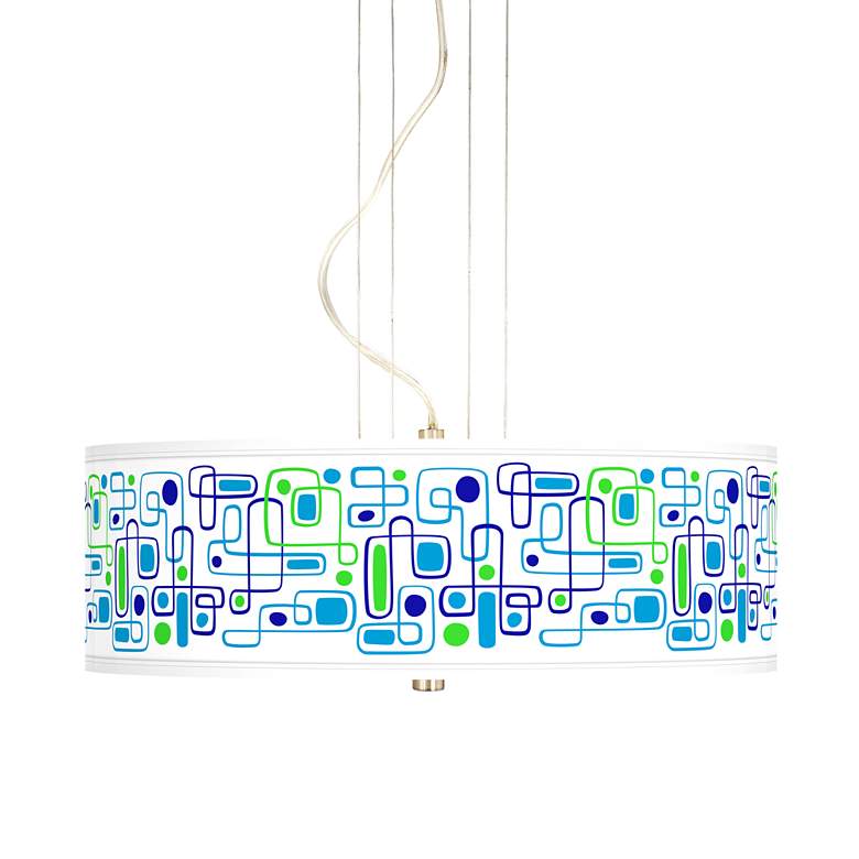 Image 1 Racktrack 20 inch Wide 3-Light Pendant Chandelier