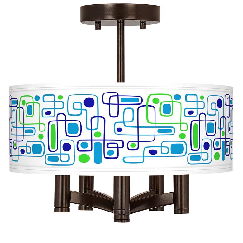 Image 1 Racktrack Ava 5-Light Bronze Ceiling Light