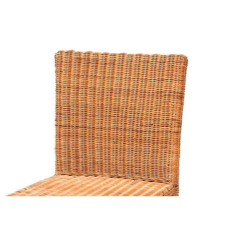 Image 3 Racquel 24" Natural Brown Rattan Counter Stool more views